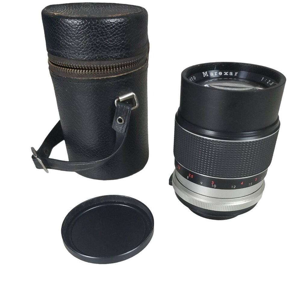 VINTAGE MAREXAR 135mm 2.8 lens m42 PENTAX SCREW MOUNT With Case